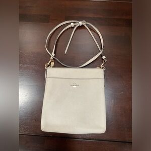 COACH LEATHER IVORY CROSSBODY BAG